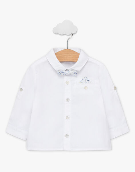 Chemise Ecrue Manches Longues Et Nœud Papillon Bebe Garcon Chemise T Shirt Et Polo Bebe Sergentmajor