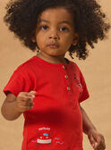 Tshirt rouge crabe et homard MAVASCO / 25E1BGQ1TMC050