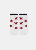 Chaussettes jacquard crabes MAVLAD / 25E4BGQ1SOB001