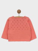 Cardigan rose RYGWEN / 19E0CFI1CAR305