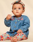 Blouse en denim léger bleu FADIANE / 23E1BFB1CHEP274