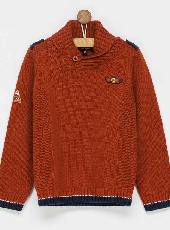 Pull orange PIZZAGE / 18H3PGK1PUL405