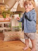 Veste en denim bleu bébé garçon CAOSCAR / 22E1BGJ1GILP272