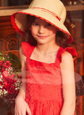 Robe Bain de Soleil Rouge KLAFETTE / 24E2PFN1RBSF503