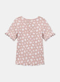 Tee Shirt Manches Courtes Rose KRIBLETTE 1 / 24E2PFB3TMC311