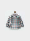 Chemise marron à carreaux PARAYAN / 18H1BGP1CHMI811