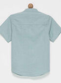 Chemise verte NORALAGE / 18E3PGL1CHM610