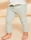 Legging vert tendre à papillon FAISTEL / 23E1BFD1CAL612