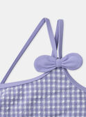 Maillot de bain deux pièces imprimé vichy  MRUNOUETTE / 25E4PFC5D4L001