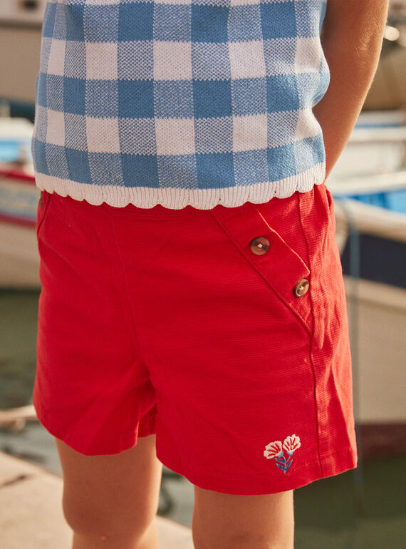 Short Rouge KESHORETTE / 24E2PF41SHO050