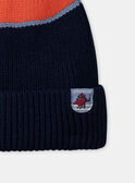 Bonnet maille côtelé bicolore LISJACAGE / 24H4PG71BON070