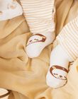 Pyjama à rayures et chaussettes bébé mixte DOUCE / 22H0CMH1ENS001