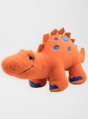 Dinosaure stegosaurus orange et bleu 60 cm  dino orange / 20J7GG31PE3400