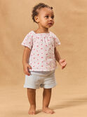 Blouse manches courtes cerises coeurs MAULIA / 25E1BFQ1CHE000