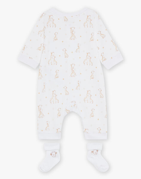 Body et chausettes écrus Girafe FOUSSENOU / 23E0CM71ENS000