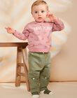 Sweat rose vintage avec animaux FAGETIENNE / 23E1BGD2SWED332