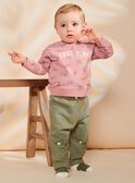 Sweat rose vintage avec animaux FAGETIENNE / 23E1BGD2SWED332