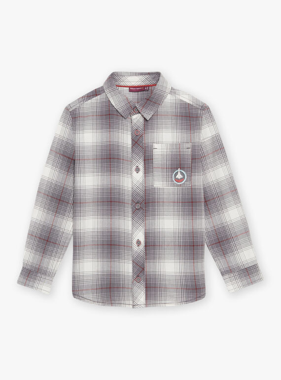 Chemise à carreaux à animation fusée DUCHEMAGE / 22H3PGZ1CHMJ908
