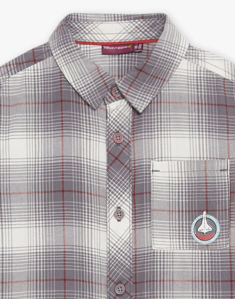 Chemise à carreaux à animation fusée DUCHEMAGE / 22H3PGZ1CHMJ908