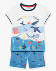 Pyjama écru à motif et imprimé animaux FLOMERAGE / 23E5PG31PYJ001