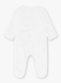 Dors bien en velours imprimé blanc bébé mixte ZOSACHA / 21E0NMG5GRE000