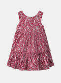 Robe réversible imprimé fleuri et uni MORIVETTE / 25E2PFJ3ROBF506