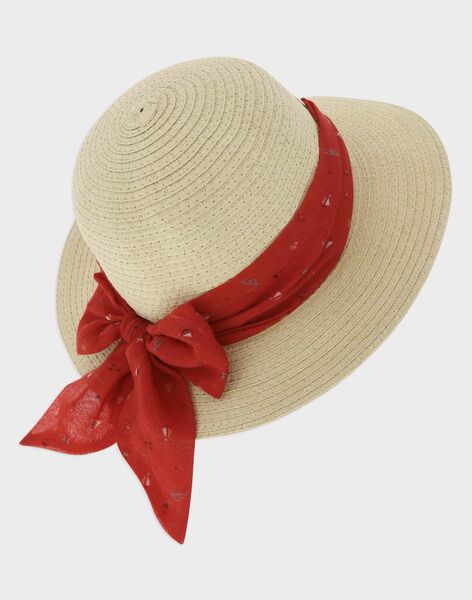 Chapeau De Paille Petite Fille Chapeau Et Tour De Cou Enfant Sergentmajor