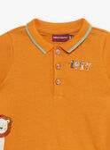 Polo en jersey jaune bébé garçon CAKOBE / 22E1BG91POLB114