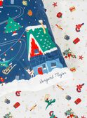 Parure de lit de noël marine avec taie carrée  SOCOUETTE / 19HZENS2PLCC205
