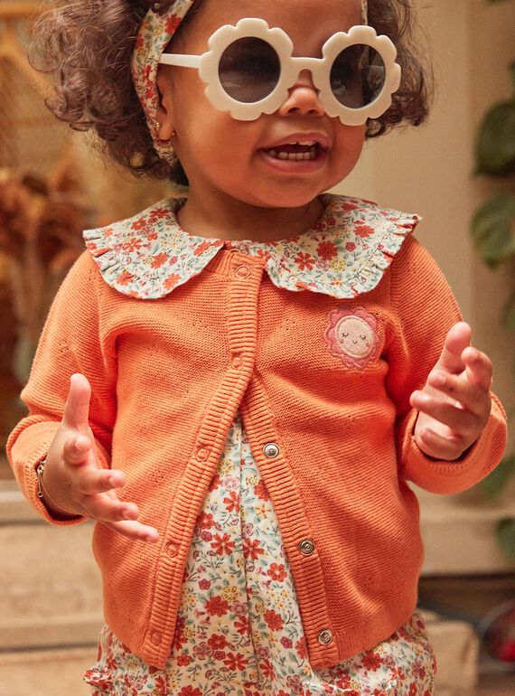 Cardigan orange à manches longues GAANNE / 23H1BF71CARE413