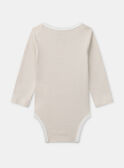 Lot de 2 bodies à rayures ou uni Bébé Garçon NEJOLAN / 25H5BGC1BDLA002