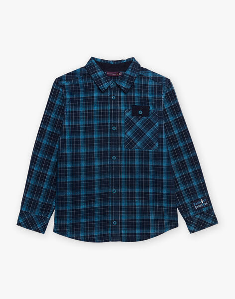 Chemise en velours à carreaux DUCHECAGE / 22H3PGY1CHM714
