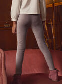 Legging en velours côtelé pailleté LADEGETTE / 24H2PFQ1LG940