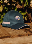 Casquette bleu canard et lilas à motif désert FLACAPAGE / 23E4PGO1CHA714