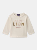 Tshirt à manches longues lion MAACHILE / 25E1BG71TML114