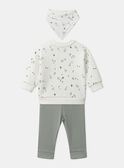 Ensemble sweat, legging et bavoir MAGABRIEL / 25E1BG91ENS001
