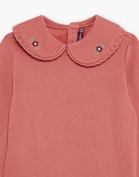 Sweat rose col claudine DUDOINETTE / 22H2PFR1SWED332