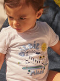 T-shirt-body blanc à manches courtes LABILLY / 24H1BGI2BOD000