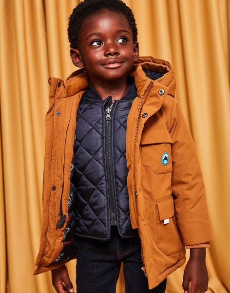 Parka 3 en 1 camel DETACHAGE / 22H3PGM1PARI821