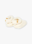 Chaussons Ecru chiné LORD / 24H0AM11CHP006