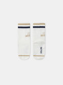 Lot de 3 paires de chaussettes à rayures ou uni Garçon NEFOOTAGE / 25H4PGK1SOQA014