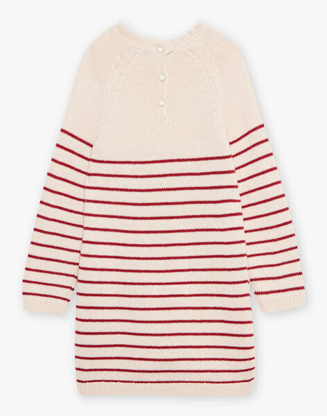 Robe à rayures rouges et beiges DRIMARETTE / 22H2PFX2ROB808