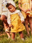 Robe chasuble en twill jaune miel FABLANCHE / 23E1BF81CHS107