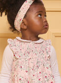 Robe fleuri à smocks LANOEMIE / 24H1BFQ1CHS001