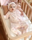 Pyjama et bonnet en velours rose clair FORRA_B / 23E0NF71GRE321