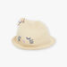 Chapeau de paille avec bande à motif