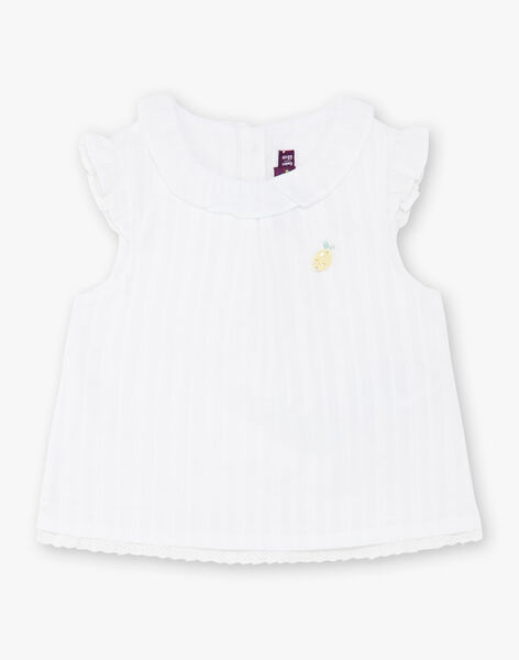 Blouse Blanche A Rayures Bebe Fille Zest Club Bebe Sergentmajor