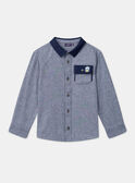 Chemise Bleu chiné LYCHEMAGE / 24H3PGO1CHM222