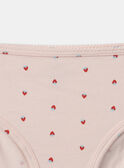 Lot de 5 culottes Fraise MLIVETTE / 25E5PF41SLR301