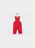 Salopette rouge NAFLORAN / 18E1BG81SAL505